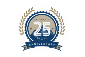 Strategic consulting partners 25th anniversary badge