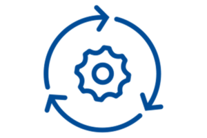icon of a gear rotating