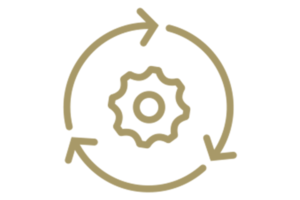 icon of rotating gear