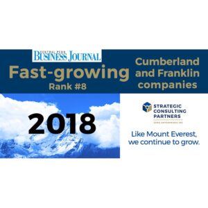 SCP ranked #8 in 2018 Fast-growing Cumberland and Franklin companies