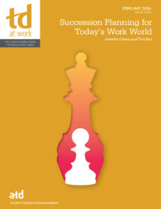 Link to Succession Planning for Today's Work World by Annette Cremo and Tom Bux