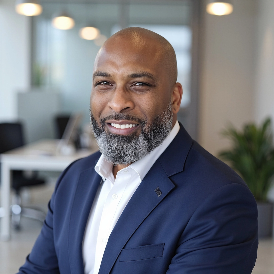 Dedrick Waterford smiling